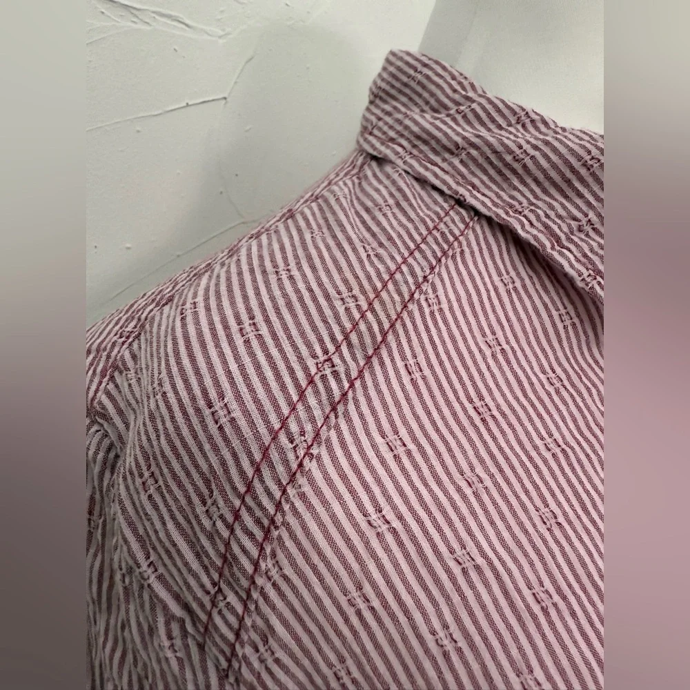 Free People No Limits Stripe Stretch
Cotton Shirt - Picture 6 of 16